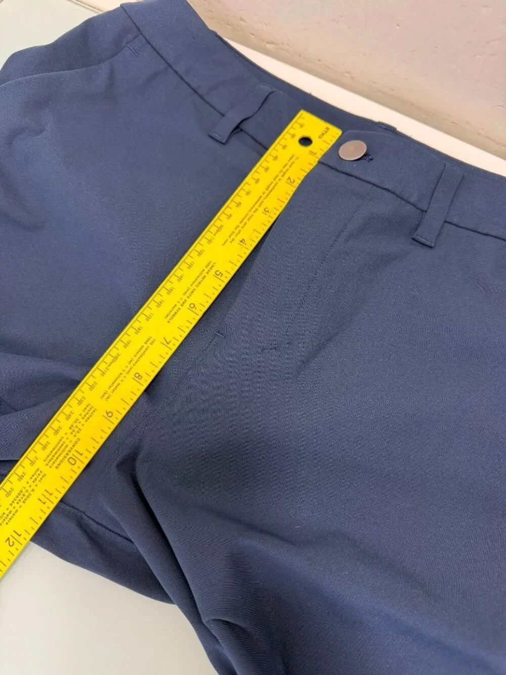 Lululemon ABC Pants Mens 29X30 Classic-Fit Trouser Warpstreme Navy Blue